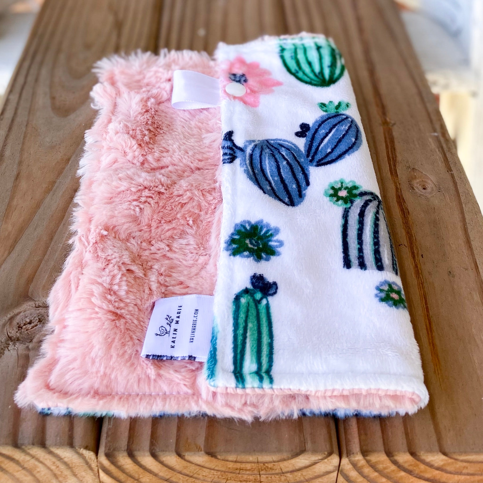 RTS Cactus Blooms Bluebell Luxe Snuggle Loveys