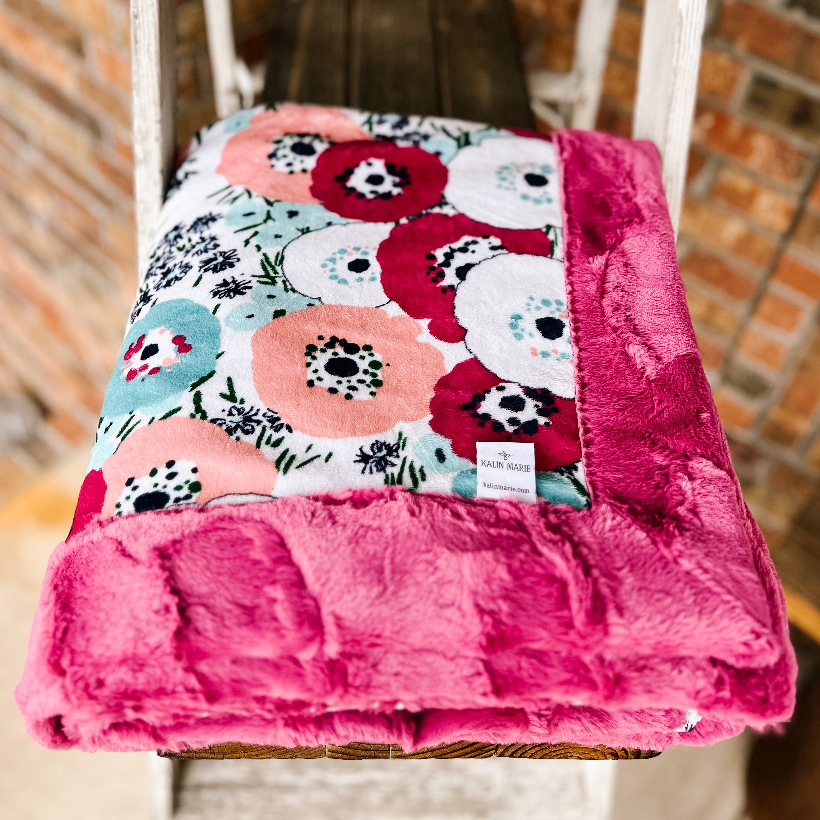 Last Chance! RTS Blossoms Luxe Snuggle Blankets