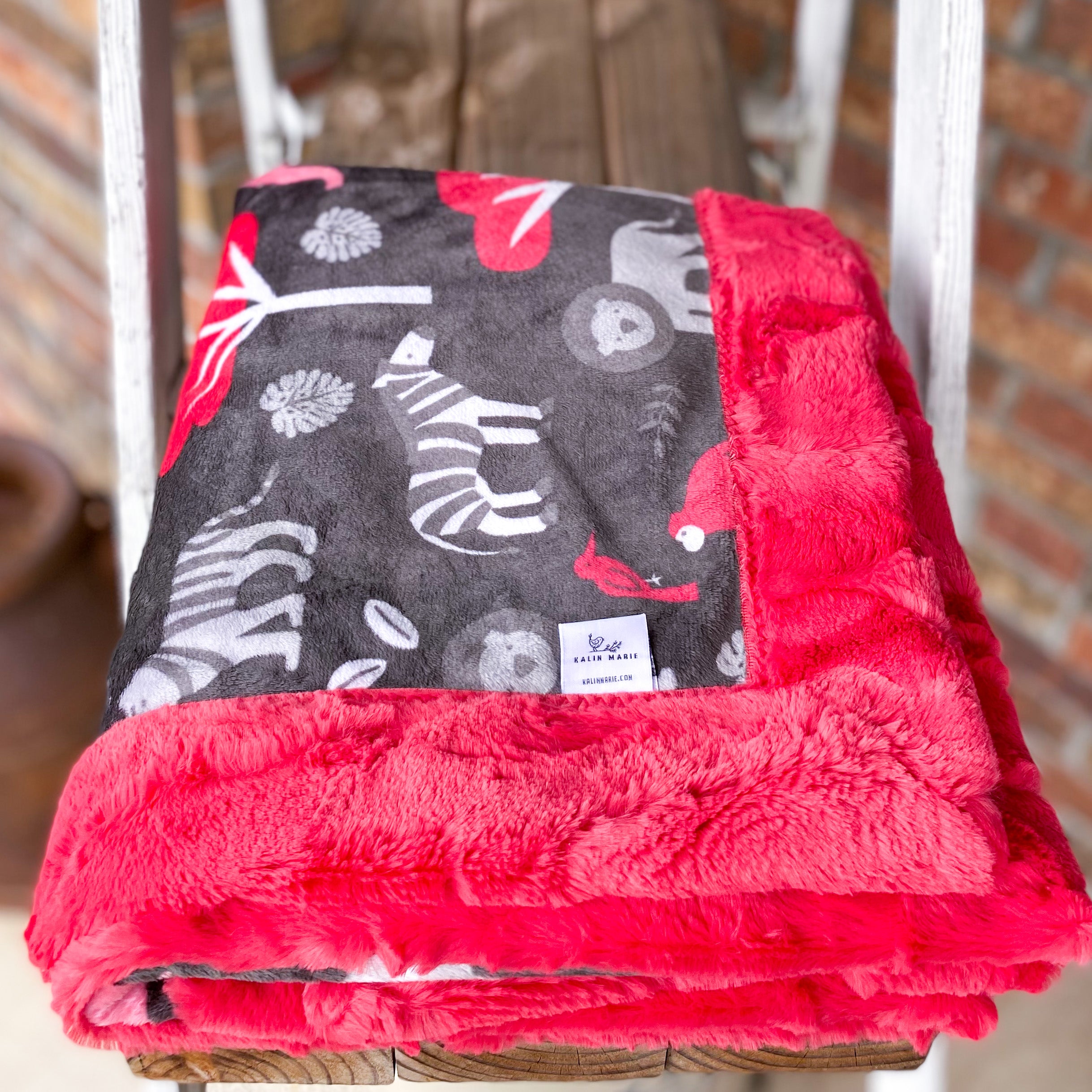 Last Chance! RTS Jungle Tales Watermelon Luxe Blanket
