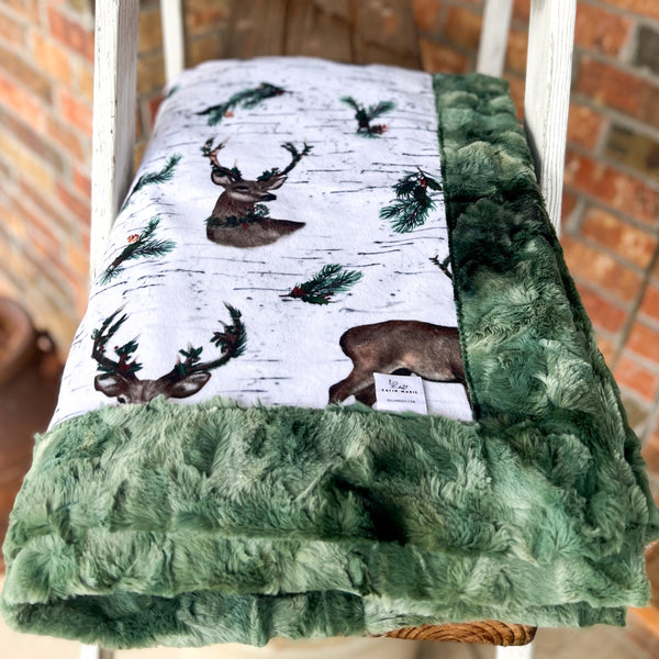 RTS Winter Deer & Camo Galaxy Luxe Snuggle Blankets