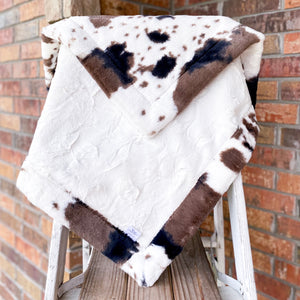 RTS Natural Hide & Mud Pie Pony Luxe Blanket